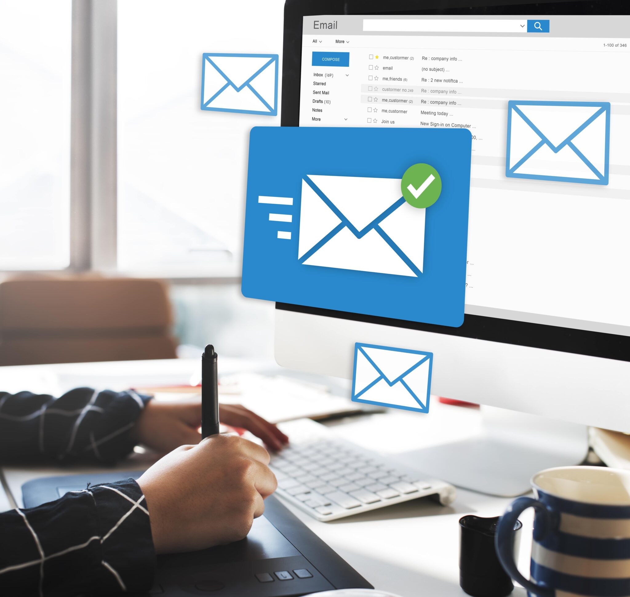 Effiziente E-Mail-Verwaltung: Optimierung des Posteingangs für bessere Produktivität im Büroalltag.